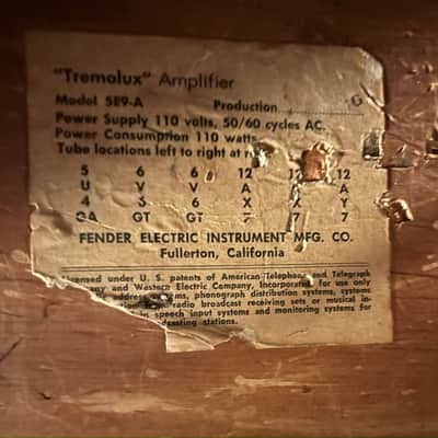 Fender Tremolux 1959 - Tweed image 12