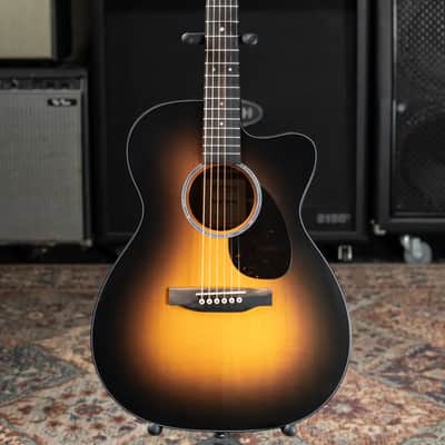 Martin OMC-10E Modern Acoustic/Electric Guitar - 1935 Sunburst with Gig Bag image 4