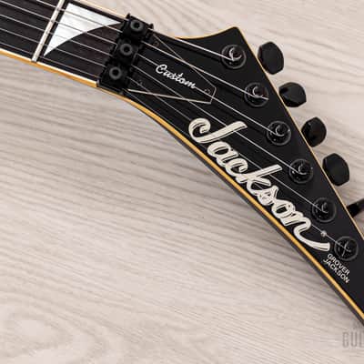 1991 Grover Jackson Randy Rhoads Custom V Metallic Black w/ EMGs, Case image 4