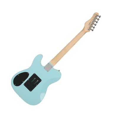 Corona Modern Standard T Daphne Blue Alder Maple Locking Tuner HH Telecaster image 2