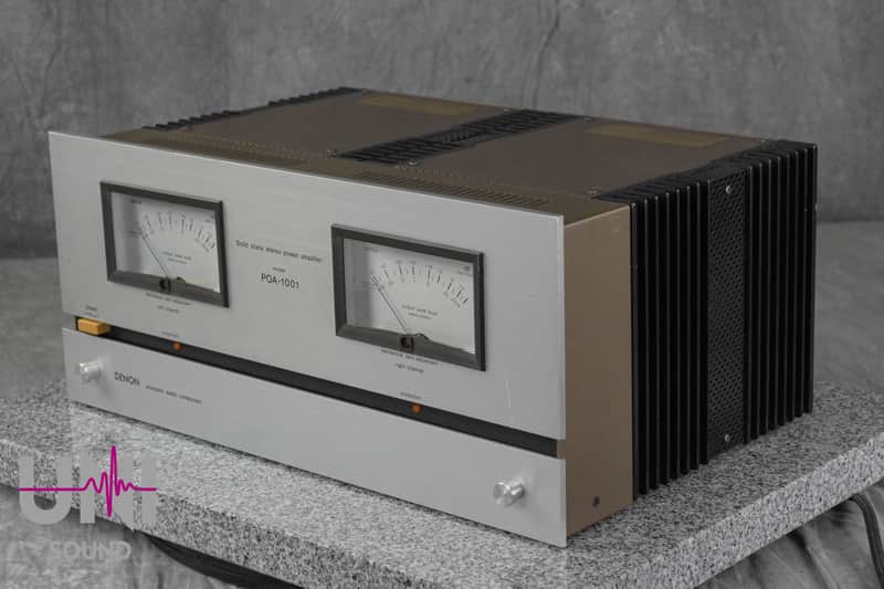 DENON POA-1001 Power Amplifier in Good Condition | Reverb