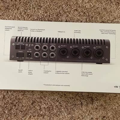 Universal Audio Apollo x4 QUAD Heritage Edition Thunderbolt 3 Audio Interface 2020 - Present - Gray image 3