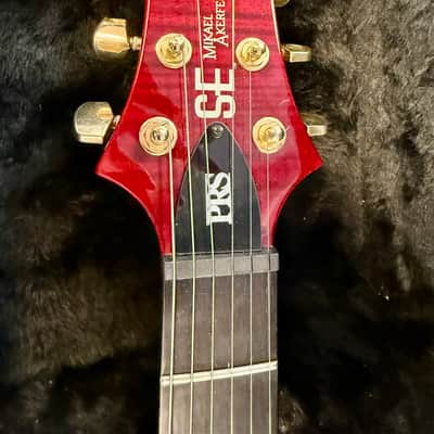PRS SE Mikael Akerfeldt Electric, Black Cherry with Hardshell Case - Pre Owned image 13