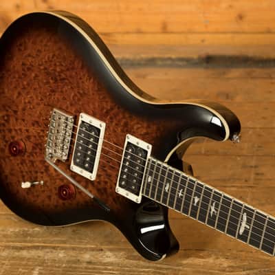 PRS SE Custom | Custom 24 Quilt - Black Gold Sunburst image 5