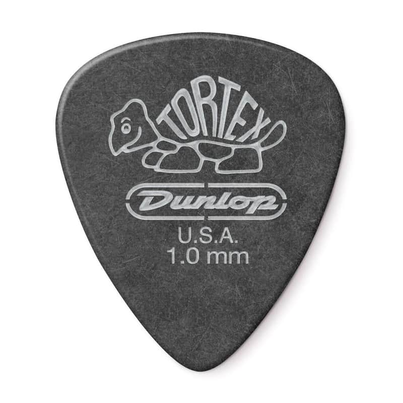 Dunlop Tortex Pitch Black Standard 1.00mm 4 Pack (48) Bundle image 1