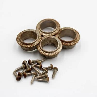 1978 Vintage Fender Musicmaster Bass Tuners ~Nickel~ USA 1960s-1970s image 9