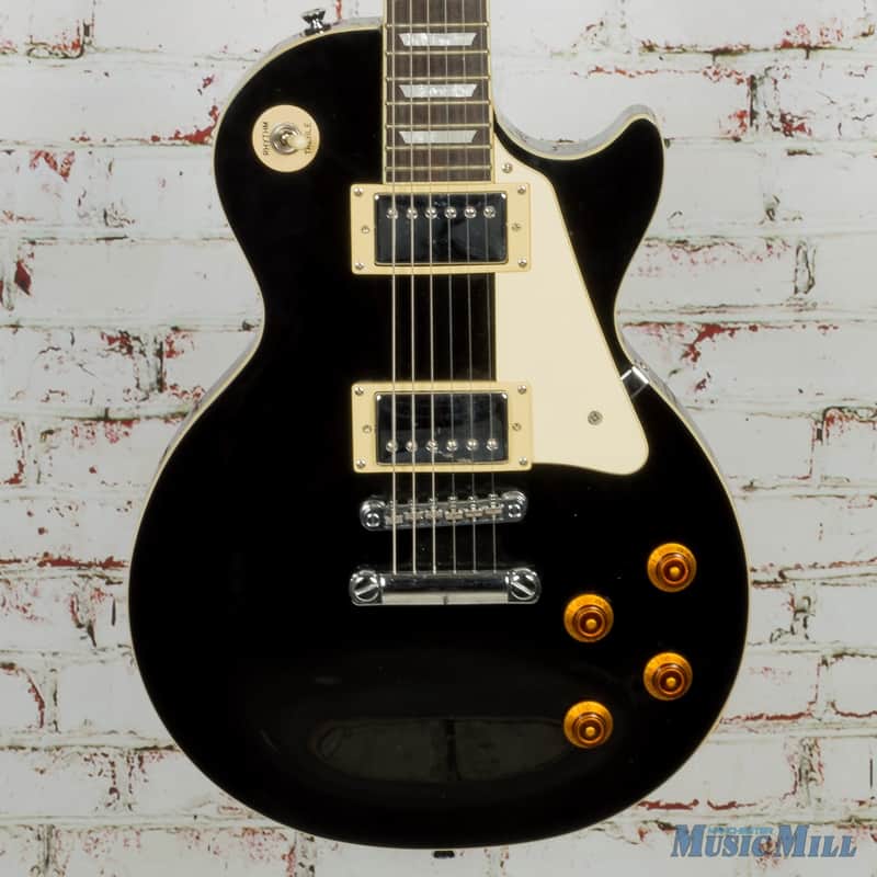 2006 Epiphone Les Paul Standard Electric Guitar Black (USED) | Reverb