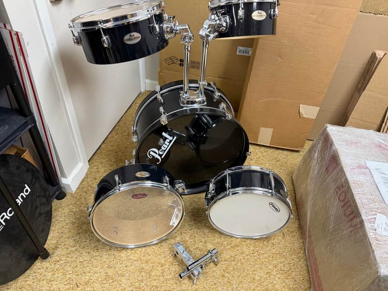 Pearl Rhythm Traveler Drum Set - 20" Kick - 13" Snare - 10" 12" 14" Toms w/Arms image 1