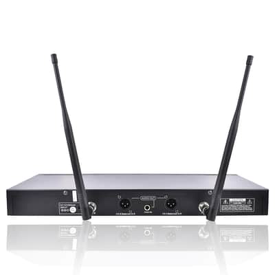 IDOlmain Bluetooth Mixing Amplifier 8000W With Dual Full Range 12" 4000W Speakers With Bass Booster, Dual High-End Microphones, and Feedback Suppressor Home Complete Karaoke System image 9