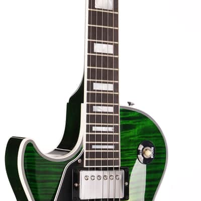 Gibson Custom Shop Les Paul Custom Made 2 Measure Iguana Burst Gloss Left-Handed image 5