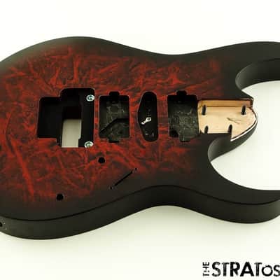 Ibanez RG470DXW BODY Guitar Parts RG Shape Wine Red Frozen Matte image 1