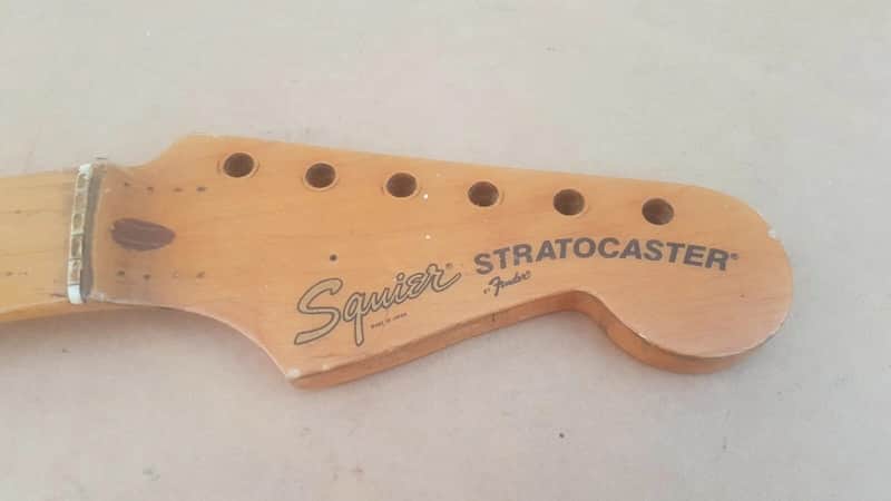 1983 SQUIER by FENDER STRATOCASTER NECK - JV SERIES image 1