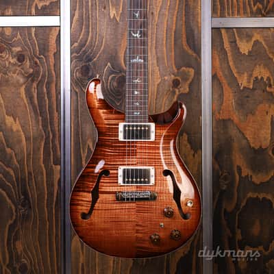 PRS Wood Library Hollowbody II Copperhead Burst Wood Library image 2