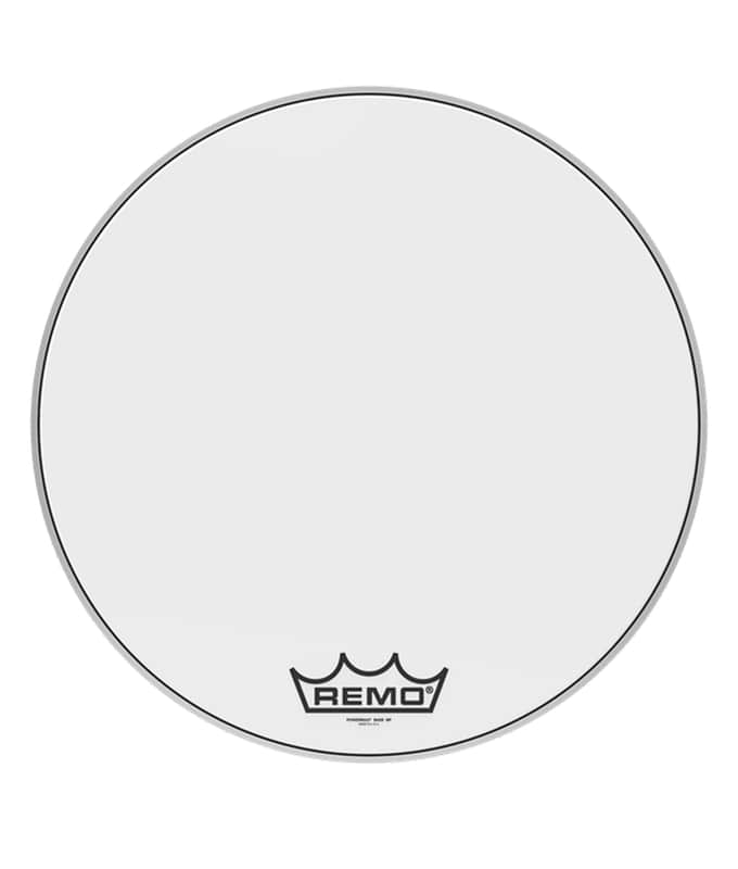Pre Owned Remo 24" White Powermax Ultra Marching Bass Drumhead | Used image 1