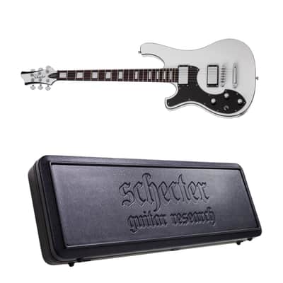 Schecter Stargazer-6 LH Left-Hand Electric Guitar Gloss White + Hard Case BRAND NEW image 1