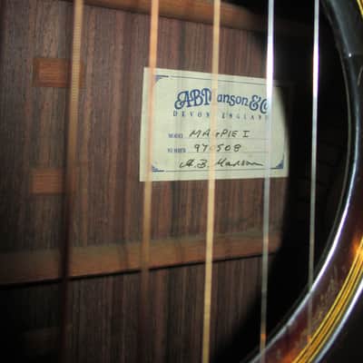 Andy Manson Magpie Acoustic Guitar image 22