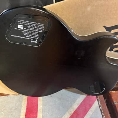 Gibson Les Paul Traditional Pro V Satin Black Electric Guitar image 10