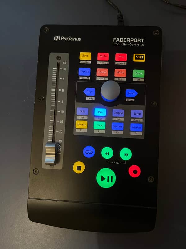 PreSonus FaderPort V2 USB DAW Transport Controller with Motorized Fader 2018 - Present - Black image 1