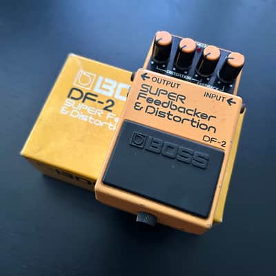 Boss DF-2 Super Feedbacker & Distortion 1985 with Original Box MIJ - Made in Japan Black Label image 3