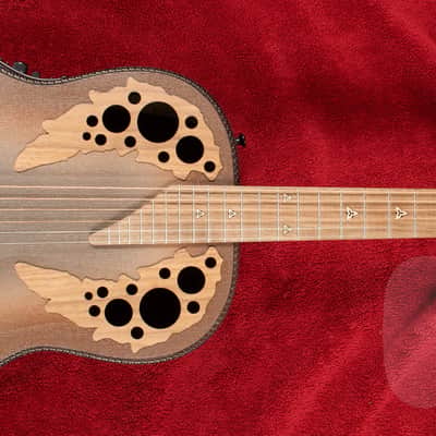 Ovation Adamas 1687GT-9W Deep Bowl Reverse Brown Tri-Burst image 13