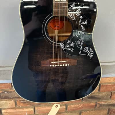 Gibson Hummingbird Custom Acoustic Electric - Nickel Hardware 2025 - Cobra Burst image 5