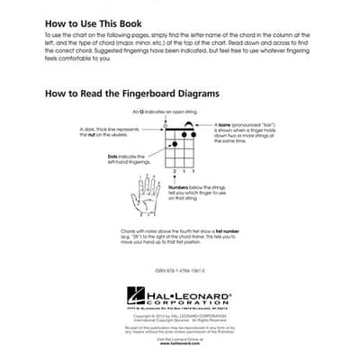 Hal Leonard The Ultimate Ukulele Chord Chart image 3