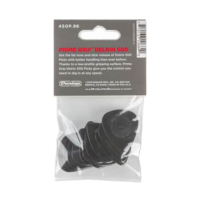 Dunlop 450P096 Prime Grip Delrin 500 .96 mm Player's Pack/12 image 3