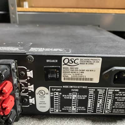 QSC RMX850a Power Amplifier (300 W per Channel) - Used image 5