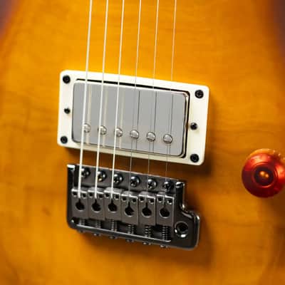 PRS SE Limited Edition David Grissom Exotic Burl Top Electric Guitar - McCarty Tobacco Sunburst with Gig Bag image 9