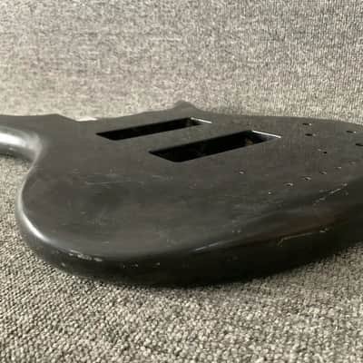 Black 6 String Bass Body with Active Routing image 3
