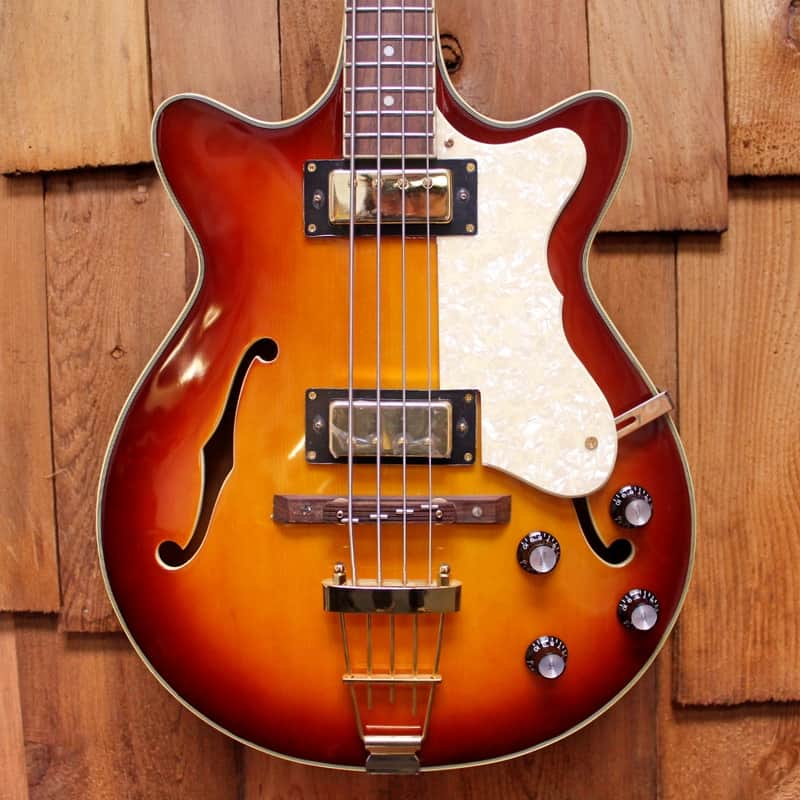 Jay Turser JTB-3 Semi-Hollow 4-String Bass | Reverb