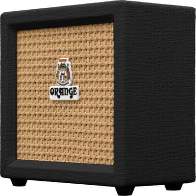 Orange Crush Mini Battery-Powered Electric Guitar Combo Amplifier, 3W, Black image 2