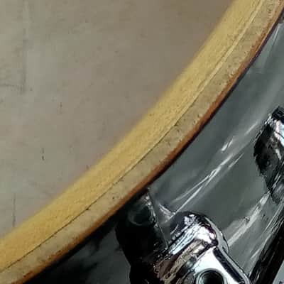 Slingerland 10x14"3Ply Black Diamond Pearl Tom Drum Sound King 70s Niles USA BDP image 11