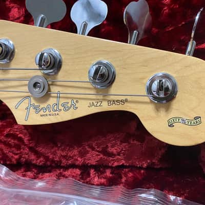 Fender 60th Anniversary American Jazz Bass 2005 - 2006 - 3-Color Sunburst image 3