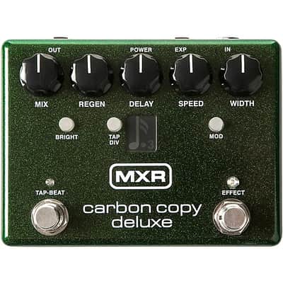 MXR M292 Carbon Copy Deluxe Analog Delay Pedal 2024 - Green Metal Flake (BIG SELLER) image 1