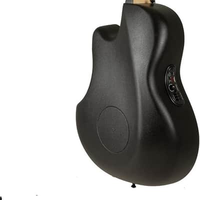 Ovation Pro Series Elite TX E-Acoustic Guitar 2058TX-5 Black Textured 12-String (2058TX-5-G) image 2