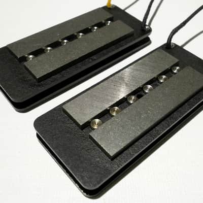Jazzmaster HYBRID Guitar Pickups SET A5 P90 / Humbucker Hand Wound Fender FAT by Q pickups image 4