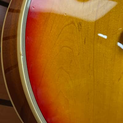 Burny RLC-75AF Ace Frehley in Cherry Sunburst 1996 w/Case MIJ image 5