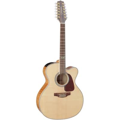 TAKAMINE GJ72CE12-NAT Jumbo Elektro-Akustik-Gitarre 12-Saiter natural image 1