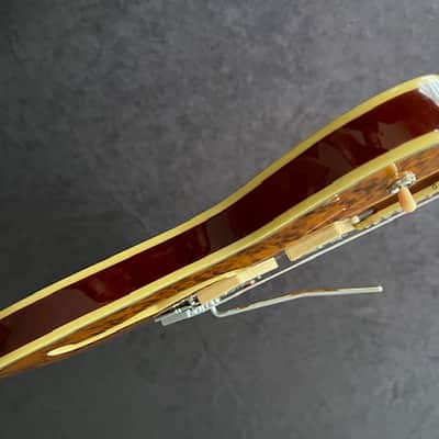 DYNAMIC METROPOLITAIN ST - Super Thin ES Semi-Hollowbody AAA Amber Quilt image 7