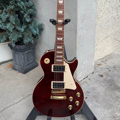 Gibson Les Paul Signature T with Manual Tuners 2013 - Wine Red image 4