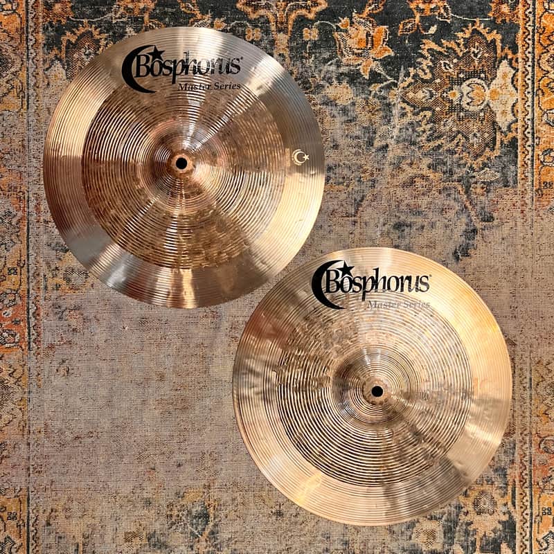 Rare BOSPHORUS HYRBID Master Hihats 13” 740 960 g LIGHT Complex Airy! MINT! image 1