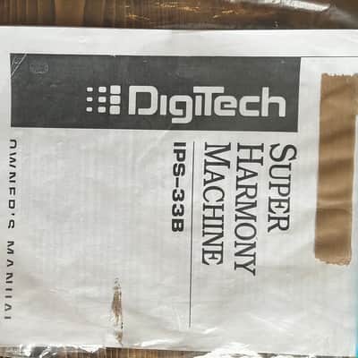 DIGITECH IPS 33B GUITAR SUPER HARMONY MACHINE SIGNAL PROCESSOR 90's - Black image 10