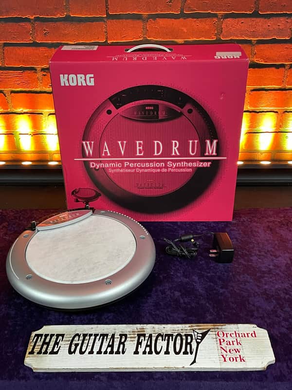 Korg Wavedrum WD-X Silver with Power Supply and Stand image 1