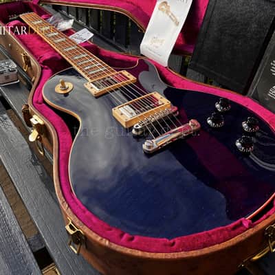 ♚SUPER RARE♚2012 Gibson CUSTOM SHOP Les Paul Standard 'AAAAA' FIGURED♚8.9LB♚COBALT BLUE image 4
