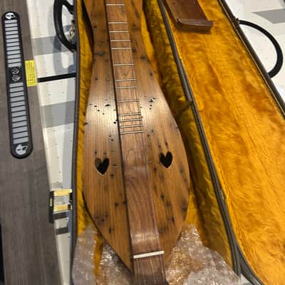 Robert Mize Dulcimer, walnut with wormy chestnut soundboard image 1