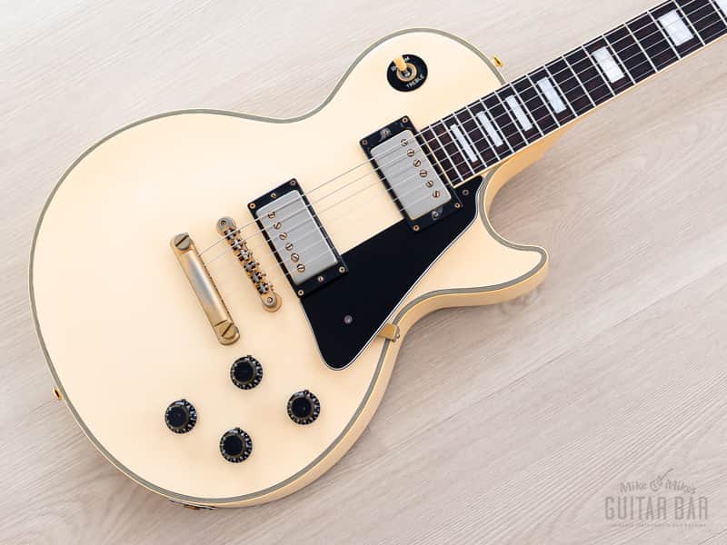 1991 Burny RLC-70 Custom Vintage Guitar Snow White w/ VH-1 Humbuckers & Case, Japan image 1