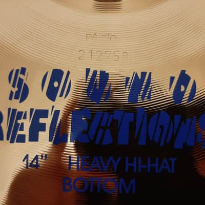 Paiste 14" 2000 Sound Reflections Heavy Hi-Hat Cymbals (Pair) 1986 - 1993 - Brilliant image 3