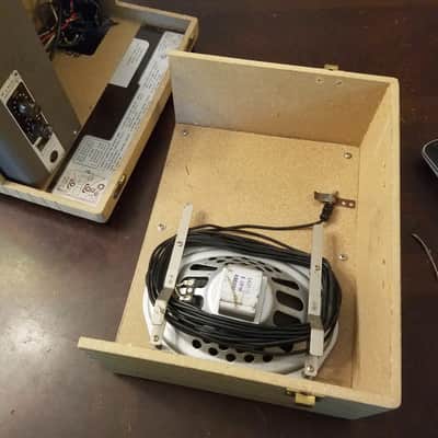 Kodak Mono 8 Watt Tube Amp Project and Cab, Speaker AlNiCo 6x9 1963 Tan image 2