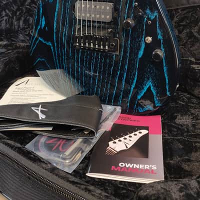 Tom Anderson Angel Player 7, Swamp Ash Body, HSH, Black w/Bora Dog Hair, Logo Bag image 4